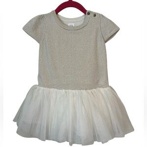 Baby Gap Girls TuTu Dress in Cream 12-18 Months